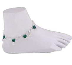 Cabochon Stone Anklets